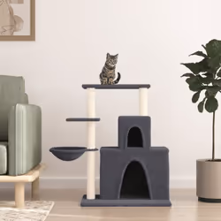 Tenete occupati a lungo i vostri adorati gatti grazie a questo a questo albero per gatti tutto in uno! Torre tutto in uno: Il ...