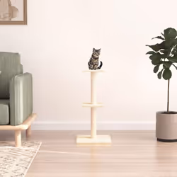 Tenete occupati a lungo i vostri adorati gatti grazie a questo a questo albero per gatti a più livelli! Torre a più livelli:  ...