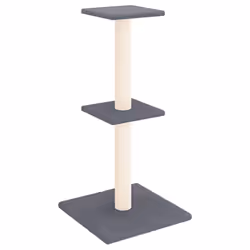 Albero per Gatti con Tiragraffi in Sisal Grigio Scuro 73 cmcod mxl 95256