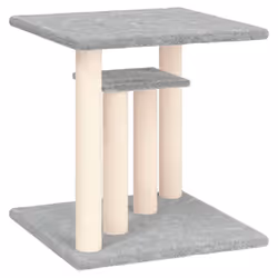Pali Tiragraffi per Gatti con Piattaforme Grigio Chiaro 50 cmcod mxl 119190 - Vista aggiuntiva 2