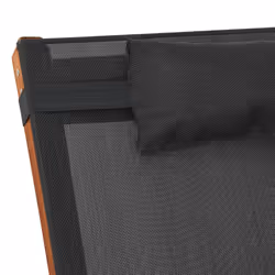 VidaXL 363472 sedia da esterno Terrazzo Seduta imbottita Tessile, Legno Grigio - Vista aggiuntiva 6