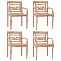 VidaXL 3155988 sedia da esterno Terrazzo Teak