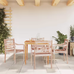 VidaXL 3155988 sedia da esterno Terrazzo Teak