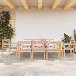 VidaXL 3155990 sedia da esterno Terrazzo Teak