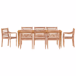 VidaXL 3155990 sedia da esterno Terrazzo Teak