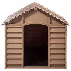 Casetta per Cani Marrone 86x84x82 cm in Polipropilenecod mxl 127351 - Vista aggiuntiva 3