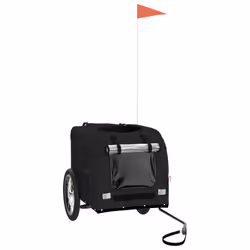 Rimorchio da Bici per Animali Nero Oxford e Ferrocod mxl 95039 - Vista aggiuntiva 3