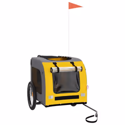 Rimorchio da Bici per Animali Giallo e Grigio Oxford e Ferrocod mxl 104916 - Vista aggiuntiva 3