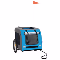 Rimorchio da Bici per Animali Blu e Grigio Oxford e Ferrocod mxl 79836 - Vista aggiuntiva 3