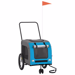 Rimorchio da Bici per Animali Blu e Grigio Oxford e Ferrocod mxl 93101 - Vista aggiuntiva 2