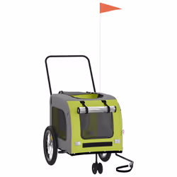 Rimorchio da Bici per Animali Verde e Grigio Oxford e Ferrocod mxl 83579 - Vista aggiuntiva 3