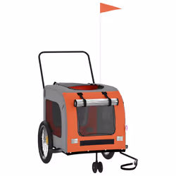 Rimorchio da Bici per Animali Arancione e Grigio Oxford e Ferrocod mxl 131384 - Vista aggiuntiva 3