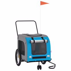 Rimorchio da Bici per Animali Blu e Grigio Oxford e Ferrocod mxl 86356 - Vista aggiuntiva 2