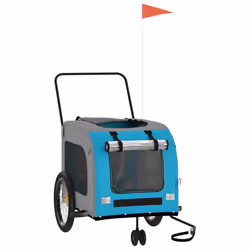 Rimorchio da Bici per Animali Blu e Grigio Oxford e Ferrocod mxl 86356 - Vista aggiuntiva 3