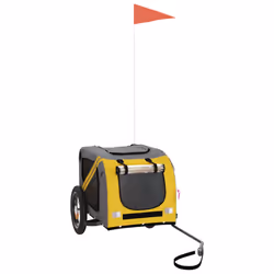 Rimorchio da Bici per Animali Giallo e Grigio Oxford e Ferrocod mxl 103845 - Vista aggiuntiva 2