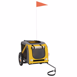Rimorchio da Bici per Animali Giallo e Grigio Oxford e Ferrocod mxl 103845 - Vista aggiuntiva 3