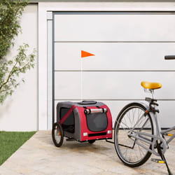 Rimorchio da Bici per Animali Rosso e Grigio Oxford e Ferrocod mxl 95041