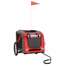 Rimorchio da Bici per Animali Rosso e Grigio Oxford e Ferrocod mxl 95041