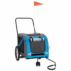Rimorchio da Bici per Animali Blu e Grigio Oxford e Ferrocod mxl 83734 - Vista aggiuntiva 2