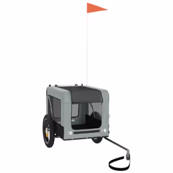 Rimorchio da Bici per Animali Grigio e Nero Oxford e Ferrocod mxl 117617 - Vista aggiuntiva 3