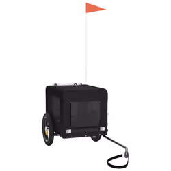 Rimorchio da Bici per Animali Nero Oxford e Ferrocod mxl 69672 - Vista aggiuntiva 2