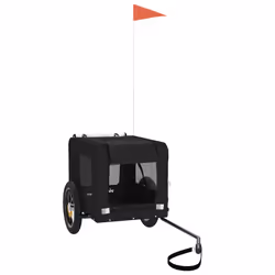 Rimorchio da Bici per Animali Nero Oxford e Ferrocod mxl 69672 - Vista aggiuntiva 3