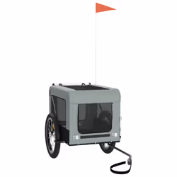 Rimorchio da Bici per Animali Grigio e Nero Oxford e Ferrocod mxl 117616 - Vista aggiuntiva 2