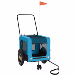 Rimorchio da Bici per Animali Blu e Nero Oxford e Ferrocod mxl 109714 - Vista aggiuntiva 2