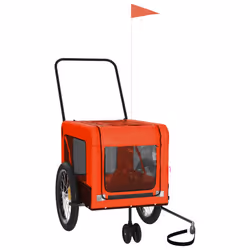 Rimorchio da Bici per Animali Arancione e Nero Oxford e Ferrocod mxl 133883 - Vista aggiuntiva 3