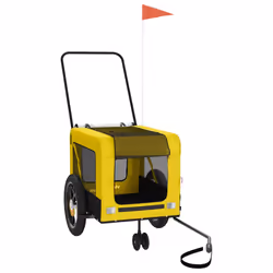 Rimorchio da Bici per Animali Giallo e Nero Oxford e Ferrocod mxl 115228 - Vista aggiuntiva 2
