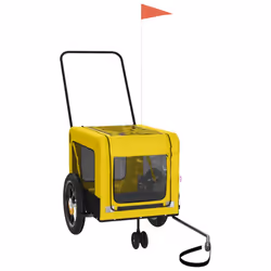 Rimorchio da Bici per Animali Giallo e Nero Oxford e Ferrocod mxl 115228 - Vista aggiuntiva 3