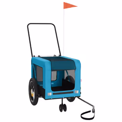 Rimorchio da Bici per Animali Blu e Nero Oxford e Ferrocod mxl 86358 - Vista aggiuntiva 2