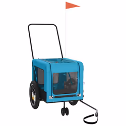 Rimorchio da Bici per Animali Blu e Nero Oxford e Ferrocod mxl 86358 - Vista aggiuntiva 3