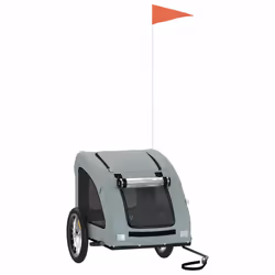Rimorchio da Bici per Animali Grigio Oxford e Ferrocod mxl 94226 - Vista aggiuntiva 2