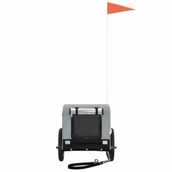 Rimorchio da Bici per Animali Grigio e Nero Oxford e Ferrocod mxl 94227 - Vista aggiuntiva 3