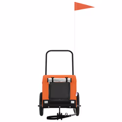 Rimorchio da Bici per Animali Arancione e Nero Oxford e Ferrocod mxl 108616 - Vista aggiuntiva 3