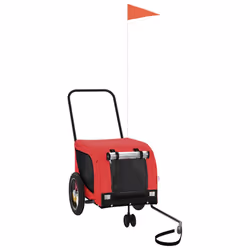 Rimorchio da Bici per Animali Rosso e Nero Oxford e Ferrocod mxl 83748 - Vista aggiuntiva 2