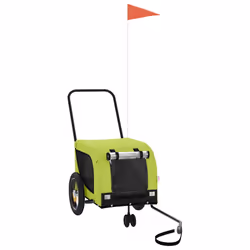 Rimorchio da Bici per Animali Verde e Nero Oxford e Ferrocod mxl 83749 - Vista aggiuntiva 2