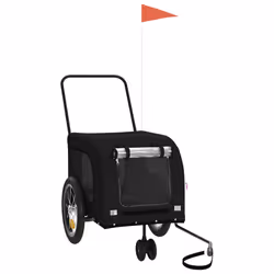 Rimorchio da Bici per Animali Nero Oxford e Ferrocod mxl 83750 - Vista aggiuntiva 2