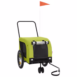 Rimorchio da Bici per Animali Verde e Nero Oxford e Ferrocod mxl 108617 - Vista aggiuntiva 2