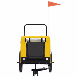 Rimorchio da Bici per Animali Giallo e Nero Oxford e Ferrocod mxl 132591 - Vista aggiuntiva 3