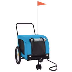 Rimorchio da Bici per Animali Blu e Nero Oxford e Ferrocod mxl 84662 - Vista aggiuntiva 2