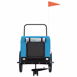 Rimorchio da Bici per Animali Blu e Nero Oxford e Ferrocod mxl 84662 - Vista aggiuntiva 3