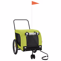 Rimorchio da Bici per Animali Verde e Nero Oxford e Ferrocod mxl 84663 - Vista aggiuntiva 2