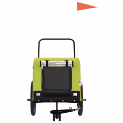 Rimorchio da Bici per Animali Verde e Nero Oxford e Ferrocod mxl 84663 - Vista aggiuntiva 3