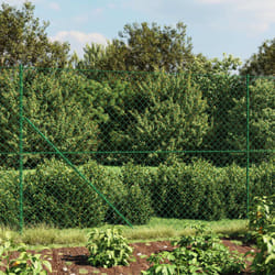 Recinzione a Rete Verde 2,2x10 m Vidaxl 1131