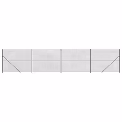 Recinzione a Rete con Flangia Antracite 1,6x10 mcod mxl 71090 - Vista aggiuntiva 2