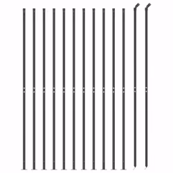 Recinzione a Rete con Flangia Antracite 1,4x25 mcod mxl 71100 - Vista aggiuntiva 3