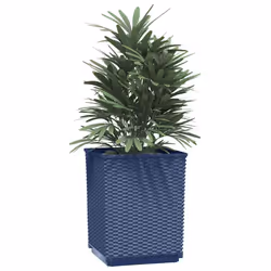 Fioriere 2 pz Grigio Scuro 30x30x37 cm in Polipropilenecod mxl 73036 - Vista aggiuntiva 3