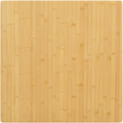 Vidaxl - Piano del Tavolo, Vassoi da tavola Rettangolare 80x80x2, 5 cm in Bambù